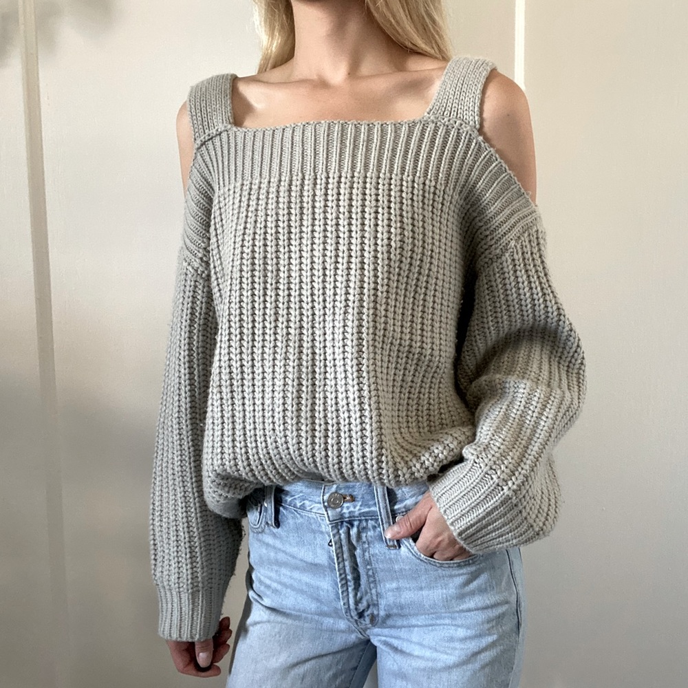 Bare Shoulder Sweater